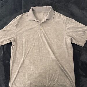 Men's Gray Golf Polo Shirt